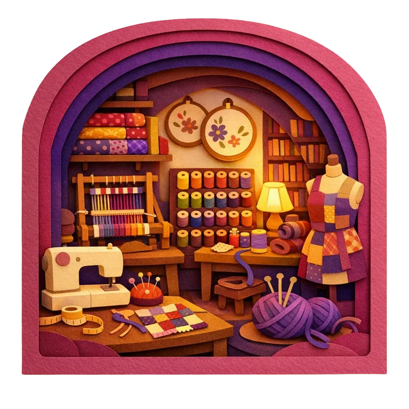 Day 16: Fabric and Fiber Crafts