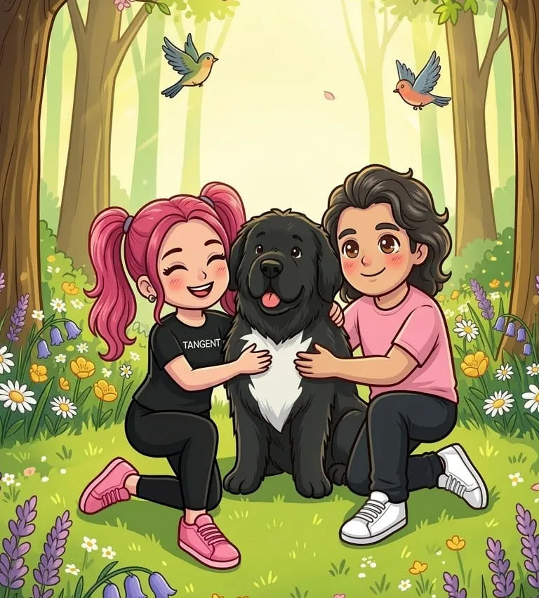 Katharyne, Isaac and Zippy